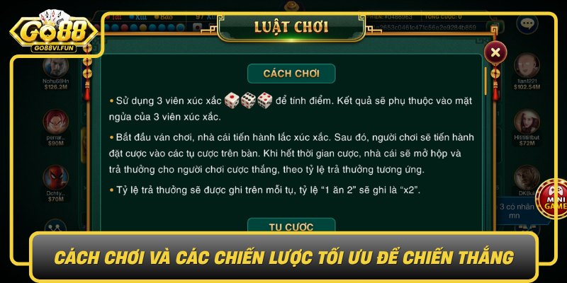 Cach Choi Va Cac Chien Luoc Toi Uu De Chien Thang Khi Choi Sicbo Dai Phu Quy0