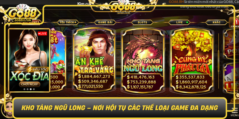 Kho Tang Ngu Long Noi Hoi Tu Cac The Loai Game Da Dang0