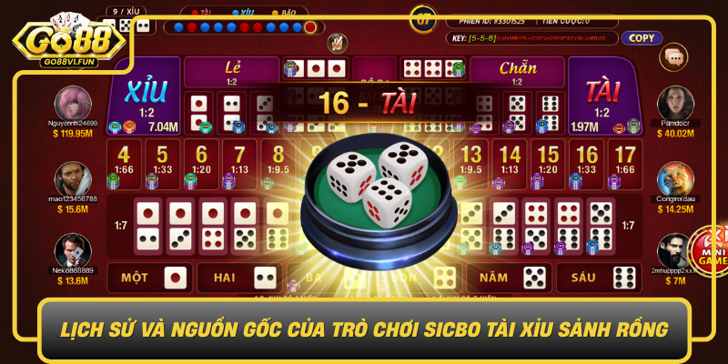 Lich Su Va Nguon Goc Cua Tro Choi Sicbo Tai Xiu Sanh Rong0