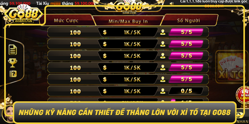 Nhung Ky Nang Can Thiet De Thang Lon Voi Xi To Tai Go880
