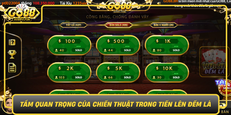 Tam Quan Trong Cua Chien Thuat Trong Tien Len Dem La0